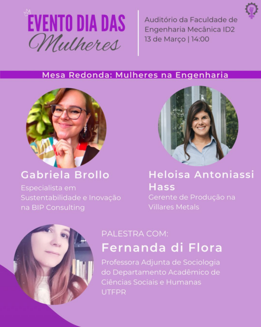 Elas na Engenharia - dia das mulheres 2025
