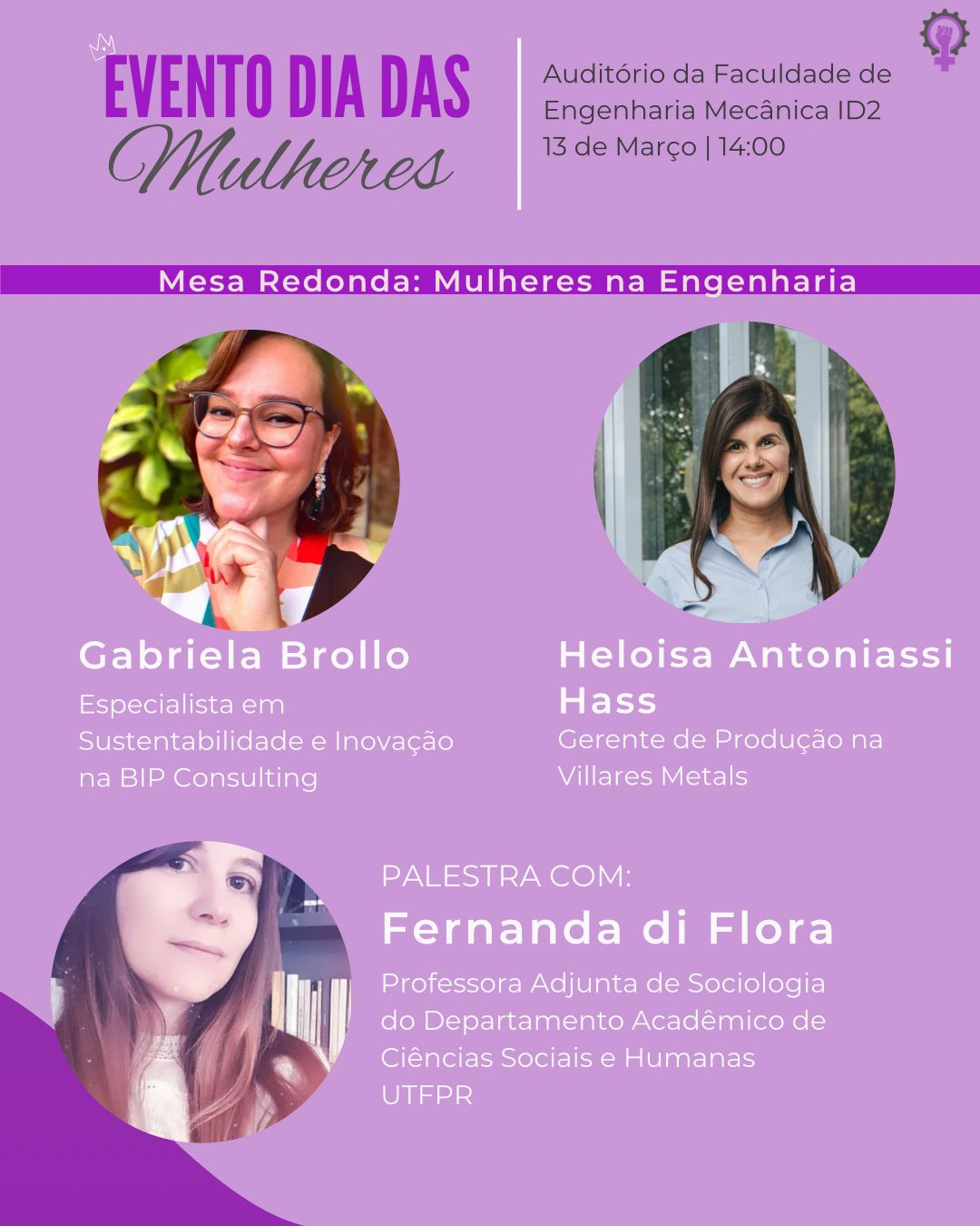 Elas na Engenharia - dia das mulheres 2025